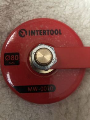 Контакт зварювальний магнітний з ручкою INTERTOOL Ф80 мм 500 А (клема маси магнітна)