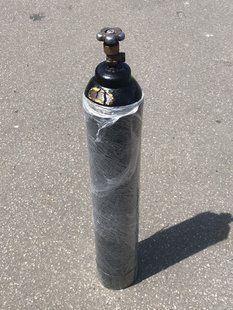 Баллон углекислотный (CO2) V-10л (производства времен СССР)