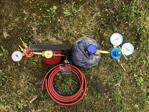 Комплект газосварщика переносной (пост газосварочный переносной) (O2+C3H8)