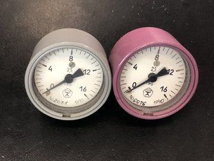 М1Д Манометр загальнотехнічний торцевий 160 кгс/см2 (16МПа,16000кПа) Ф40м М1/4 (виробництва часів зіспр-НОВИ!!!