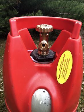 Композитний балон пропановий SAFE GAS 5 л пропан-бутан вентиль з запобіжним клапаном CAVAGNА ІТАЛІЯ (Виробництво Індія)