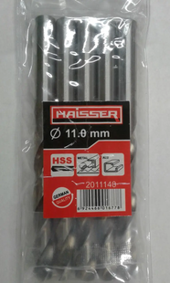 Сверло "11*94*142 мм" для металла HAISSER DIN 338 ц/х (уп. 5 шт)
