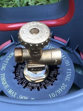 Композитный полимерный бытовой баллон пропановый SAFE GAS 24,5л пропан-бутан вентиль с предохранительным клапаном CАVAGNА ИТАЛИЯ