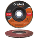 Круг &Oslash; 125*22.2 мм (P80) Т27 (прямой) GRADIENT лепестковый торцевой