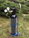 Баллон углекислотный НОВЫЙ (CO2) V-10л на тачке (подставке) и с редуктором баллонным углекислотным (производства Китай)