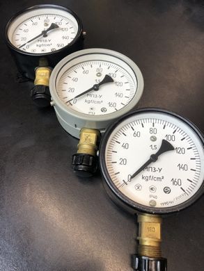 МТП-100, МП3-У, Манометр загальнотехнічний 160 кгс/см2 (16МПа,16000кПа) Ф100 мм М20*1,5 радіальний (сстер-НОВНІ!)
