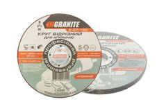 Круг 125*1.0*22.2 GRANITE для алюминия абразивный отрезной