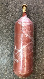 Балон побутовий газовий пропановий V-5 л. (виробництва часів ссер-реставрація, переділка з вогнегасника)