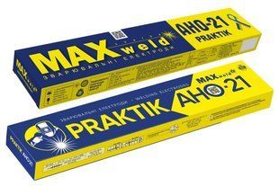 &Oslash; 3 (1 кг) MAXweld АНО-21 PRAKTIK Электроды сварочные