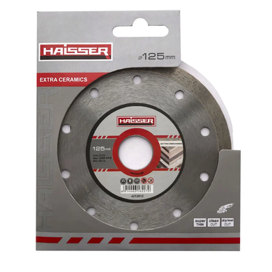 &Oslash; 125x1.2x22.23 Диск алмазный Extra ceramics Haisser