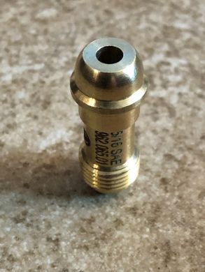 Ниппель комбинированный для опрессовки кондиционеров 5/16 SAE ДОНМЕТ (латунный) (фреон R410)